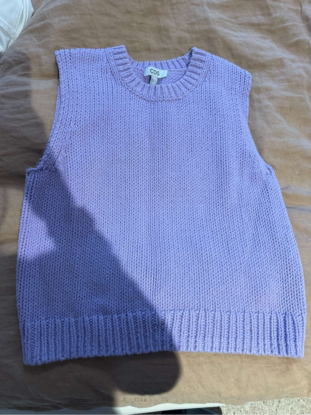 Cos Purple Cotton Top